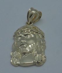 Picture of 10kt yellow gold "Jesus" pendant 2.5 grams pre owned. very good condition. 842781-2.