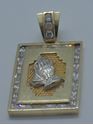 Picture of 10kt yeloow gold pendant praying hands 20.2 grams with czs 831638-2