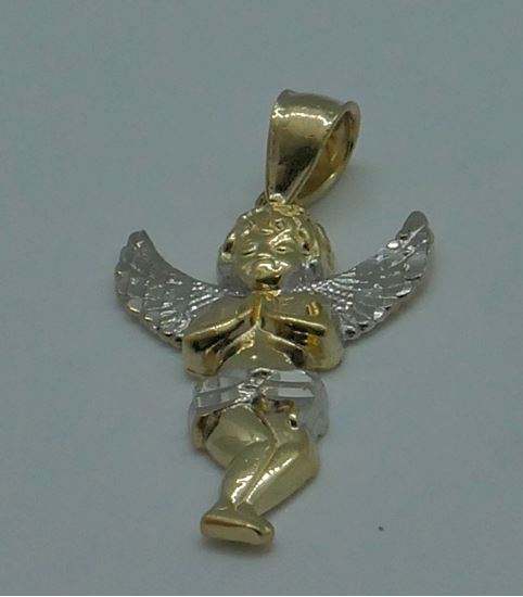 Picture of 14kt two tone gold  pendant angel 1.7 grams 852134-1