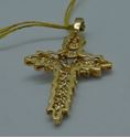 Picture of 10kt white gold cross pendant with 0.15pts diamonds 2.1 grams 827549-3