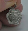 Picture of 14kt white gold pendant with 0.50pts micro pave diamonds 2.1 grams 790746-1