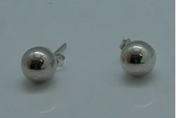 Picture of 14kt white gold studs 0.3 grams 846973-1