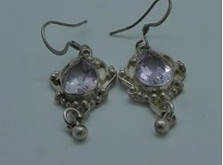 Picture of Sterling silver 925 vintage earrings 6.5 grams 853592-15