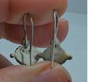 Picture of Sterling silver earrings 925 with oval clear stones 2.9 grams 853592-14