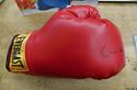 Picture of Muhammad Ali " Cassius Clay " Signed Everlast Boxing Glove RED WITH COA , PICTURE , BOX. VERY GOOD CONDITION. WITH COA. BOX HAVE A LITTLE DAMAGE. NOTE- ONLY GLOVE SIGNED. 