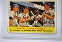 Picture of 1958 TOPPS #351 BRAVES FENCE BUSTERS AARON, MATHEWS, CRANDALL, ADCOCK PSA 5 VG